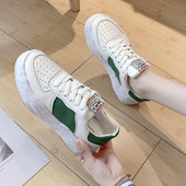 Γυναικεία casual αθλητικά παπούτσια από διάτρητο οικολογικό δέρμα