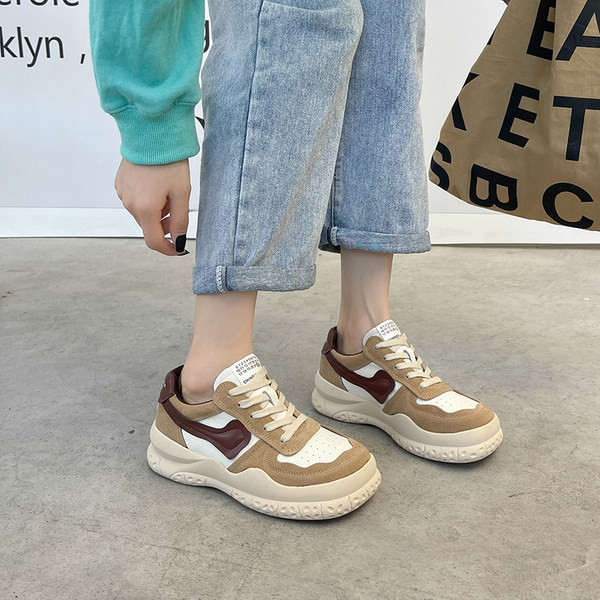 Casual αθλητικά παπούτσια με κορδόνια σε δύο χρώματα