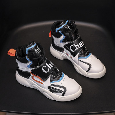 Model nou de adidași de damă înalți din piele artificială