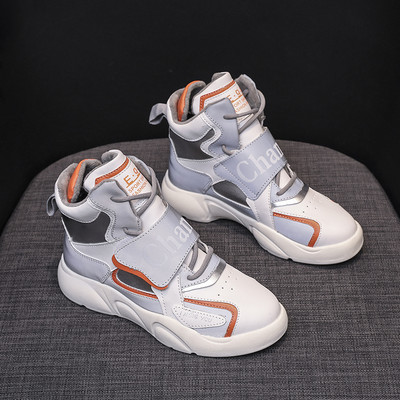 Model nou de adidași de damă înalți din piele artificială