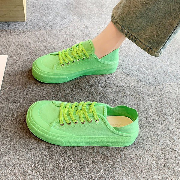 Γυναικεία casual αθλητικά παπούτσια σε δύο χρώματα - τρία χρώματα