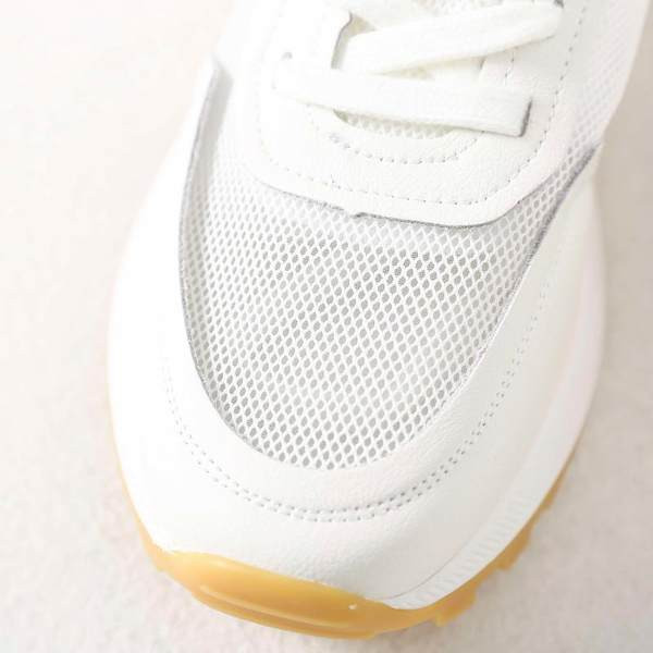 Γυναικεία αθλητικά παπούτσια καθημερινά  από οικολογικό δέρμα και πλέγμα