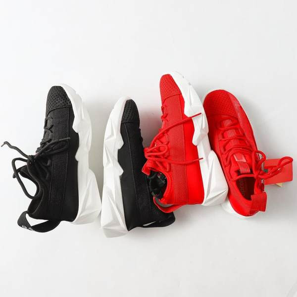 Αθλητικά αναπνεύσιμα πάνινα παπούτσια για γυναίκες με τραχιά σόλα