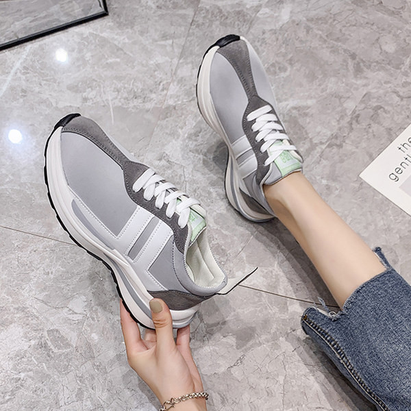 Νέο μοντέλο αθλητικά γυναικεία παπούτσια με κορδόνια σε διάφορα χρώματα