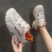 Νέο μοντέλο γυναικεία αθλητικά παπούτσια με δίχτυα - δύο χρωμάτων