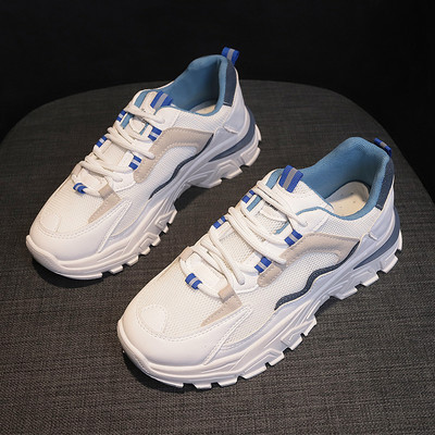 Νέο μοντέλο γυναικεία αθλητικά παπούτσια με δίχτυα - δύο χρωμάτων