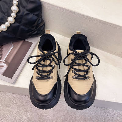 Γυναικεία casual αθλητικά παπούτσια με κορδόνια - τρία χρώματα