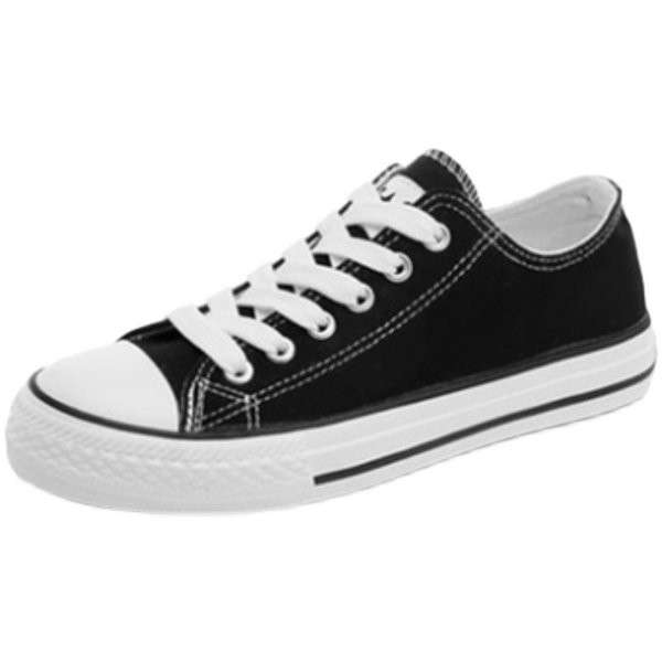 Casual αθλητικά παπούτσια με επίπεδη σόλα και επιγραφή για γυναίκες