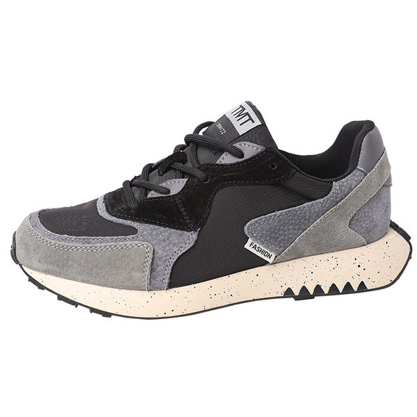 Γυναικεία αθλητικά παπούτσια από έκο σουέτ με επίπεδη σόλα