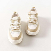 Casual αθλητικά παπούτσια από ύφασμα και οικολογικό σουέτ