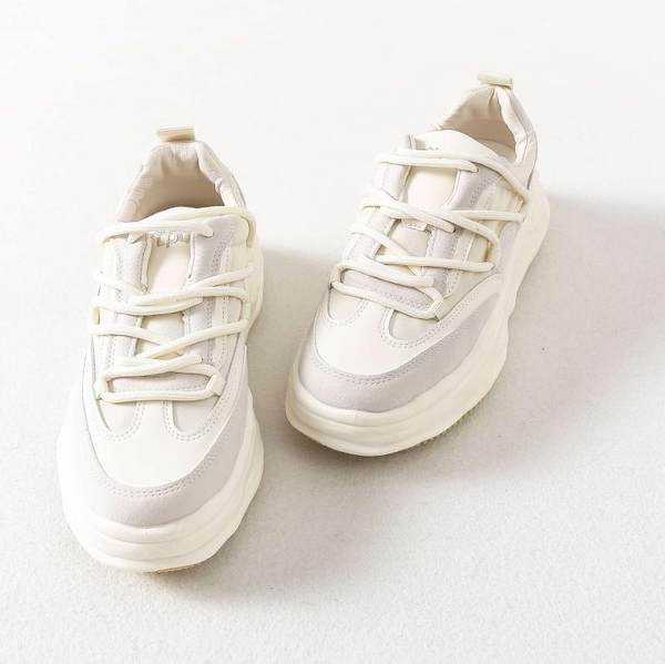 Casual αθλητικά παπούτσια από ύφασμα και οικολογικό σουέτ