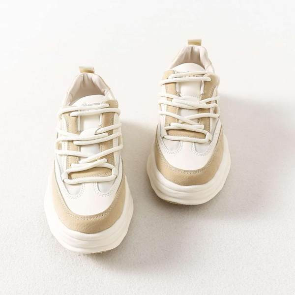 Casual αθλητικά παπούτσια από ύφασμα και οικολογικό σουέτ