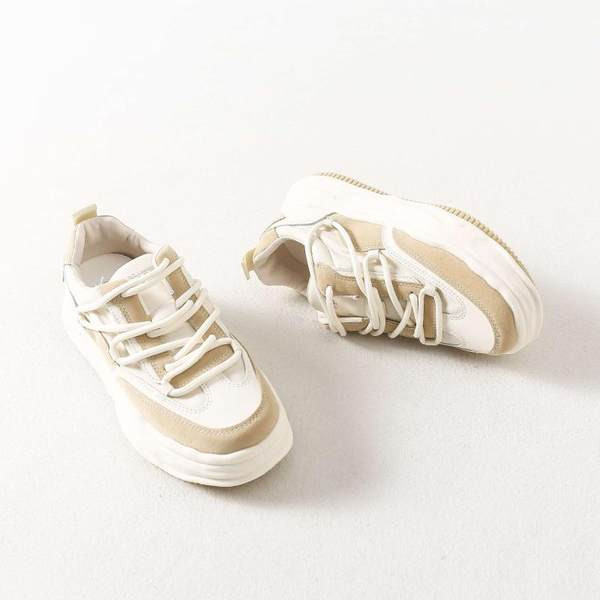 Casual αθλητικά παπούτσια από ύφασμα και οικολογικό σουέτ