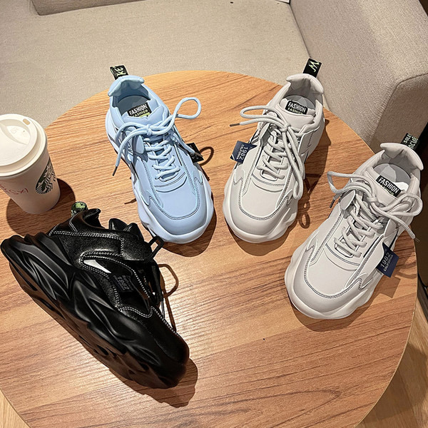 Casual γυναικεία αθλητικά παπούτσια 5 εκ. πλατφόρμα