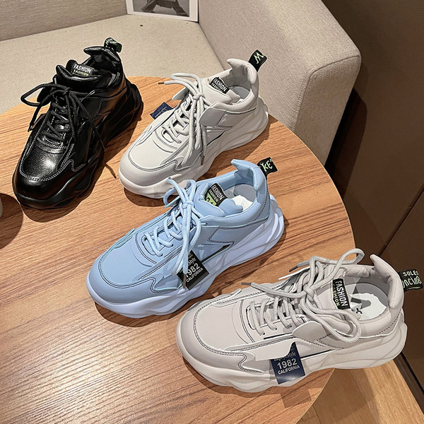 Casual γυναικεία αθλητικά παπούτσια 5 εκ. πλατφόρμα