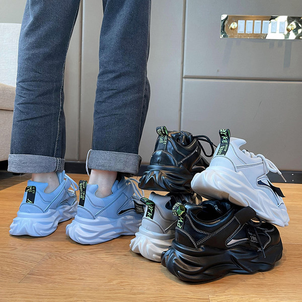 Casual γυναικεία αθλητικά παπούτσια 5 εκ. πλατφόρμα