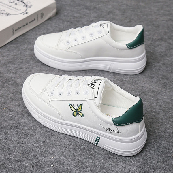 Model nou de adidasi de dama din imitatie piele cu broderie