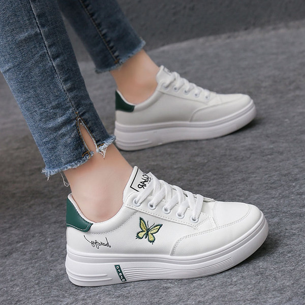 Model nou de adidasi de dama din imitatie piele cu broderie