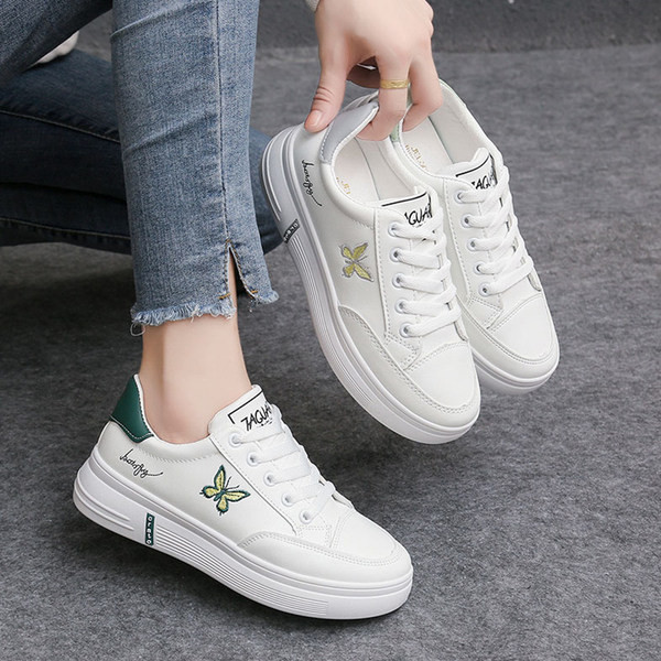 Model nou de adidasi de dama din imitatie piele cu broderie