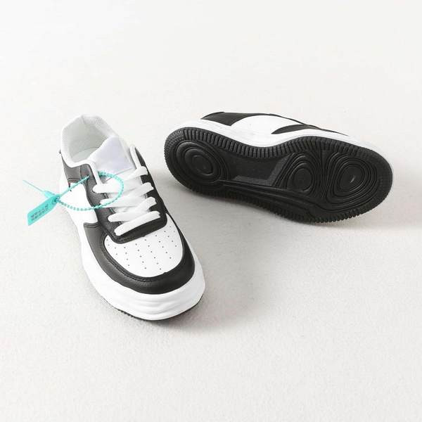 Casual αθλητικά παπούτσια από διάτρητο οικολογικό δέρμα με κορδόνια