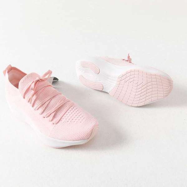 Υφαντά πάνινα παπούτσια με κορδόνια - για γυναίκες