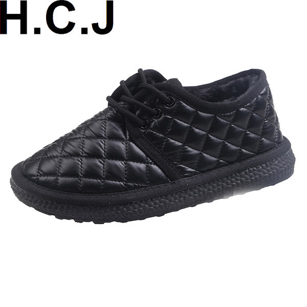 Γυναικεία έκο δερμάτινα παπούτσια με ζεστή φόδρα κατάλληλα για το χειμώνα