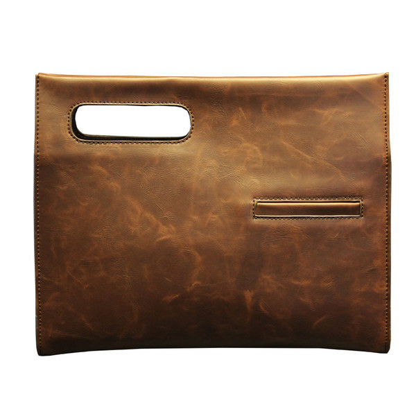 Μοντέρνα ανδρική τσάντα από οικολογικό δέρμα απλό μοντέλο