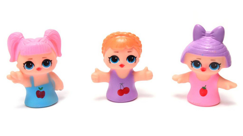 Кукли за пръсти ,тип куклен театър,гумени,6 броя