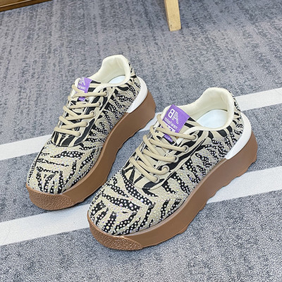 Adidași colorați cu talpă plată - pentru femei