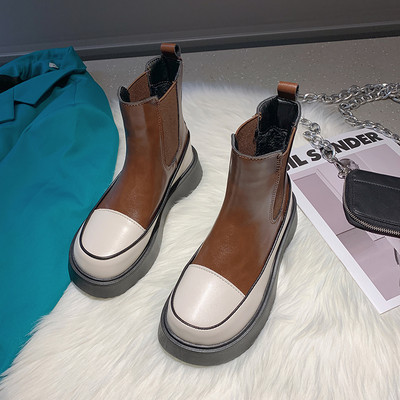 Cizme de dama din piele artificiala