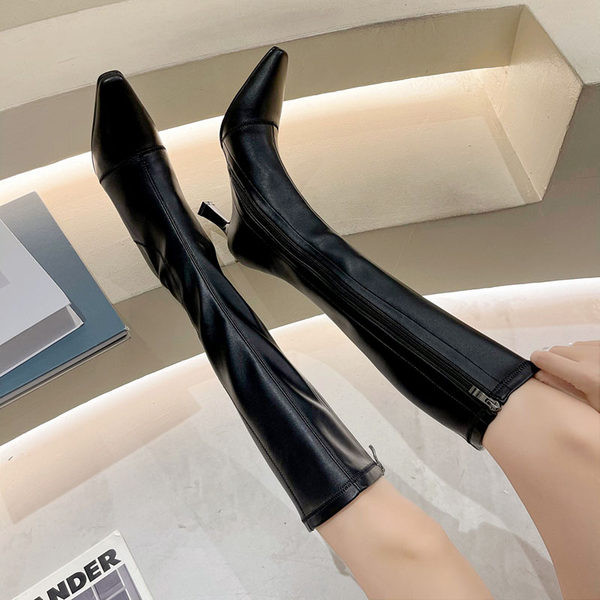 Cizme de dama model nou cu toc ascutit