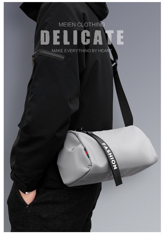 Geantă de umăr rotundă pentru bărbați modernă