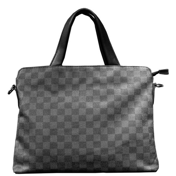 Κομψή ανδρική τσάντα με κοντές και μακριές λαβές