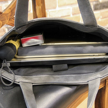 Ανδρική κομψή τσάντα απλό μοντέλο με κοντή λαβή