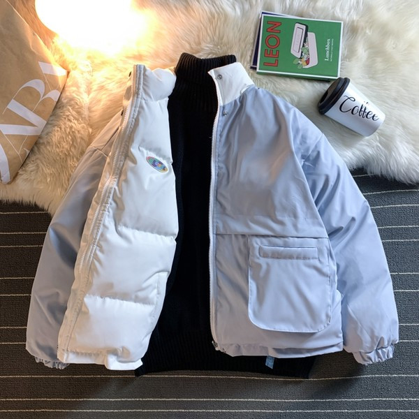 Geaca dama cu guler inalt model lat si inchidere cu fermoar