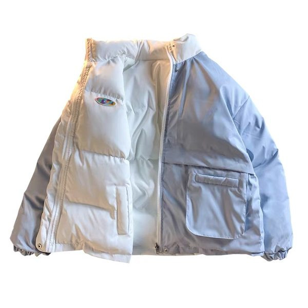 Geaca dama cu guler inalt model lat si inchidere cu fermoar