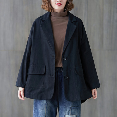 Geaca casual dama cu buzunare