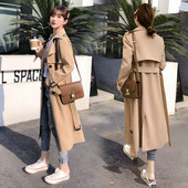 Γυναικείο μακρύ παλτό με κουμπιά - σε δύο χρώματα