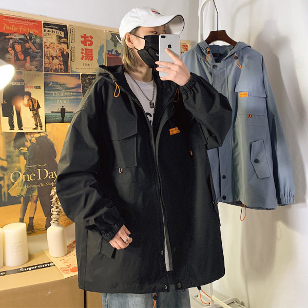 Geaca de dama model lat cu gluga si fermoar