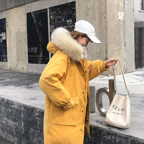 Geaca de dama eleganta cu gluga si puf in doua modele