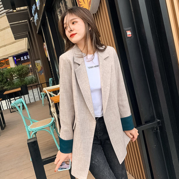 Jachetă lungă de damă fără închidere