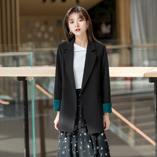 Jachetă lungă de damă fără închidere