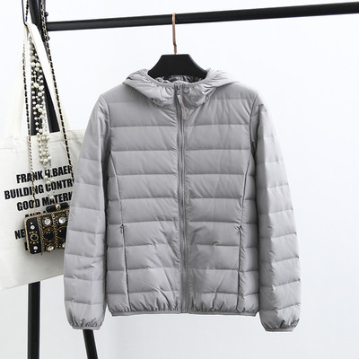 Ελαφρύ γυναικείο μπουφάν για το φθινόπωρο και το χειμώνα - μεγάλα μεγέθη