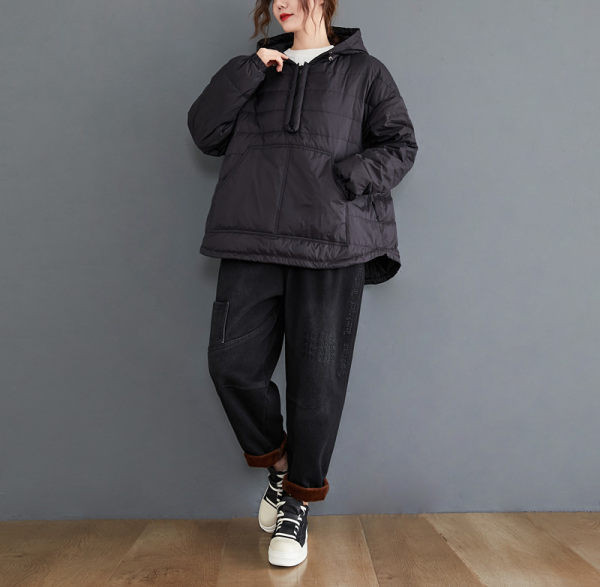 Geaca de dama cu gluga - model gratuit