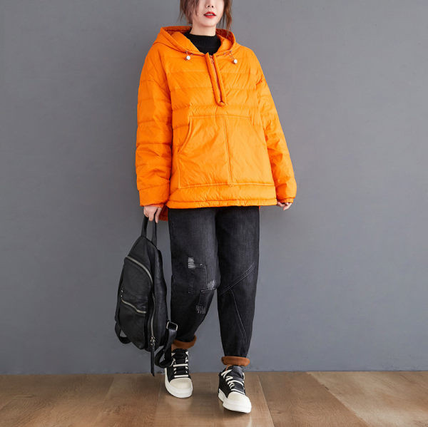 Geaca de dama cu gluga - model gratuit