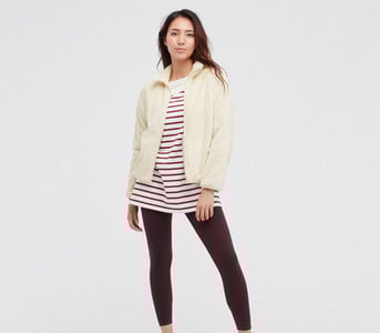 Καθημερινό μπουφάν με φερμουάρ και γιακά