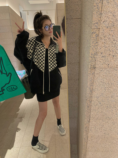 Γυναικείο casual μπουφάν με φερμουάρ-δύο μοντέλα