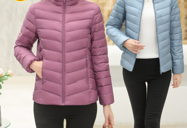 Jachetă modernă potrivită pentru iarnă cu fermoar