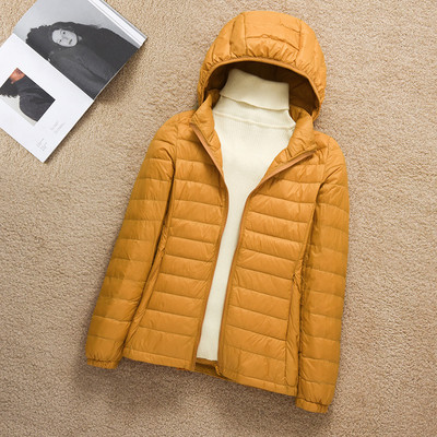 Γυναικείο μπουφάν με κουκούλα και φερμουάρ - διαφορετικά χρώματα