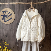 Geaca de iarna dama cu buzunare si nasturi - mai multe culori